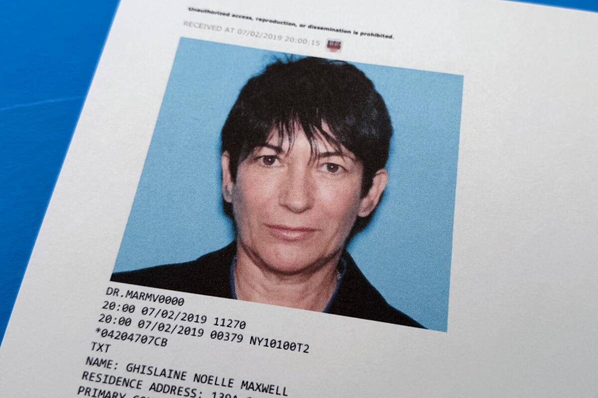 Ghislaine Maxwell challenges release of Epstein documents